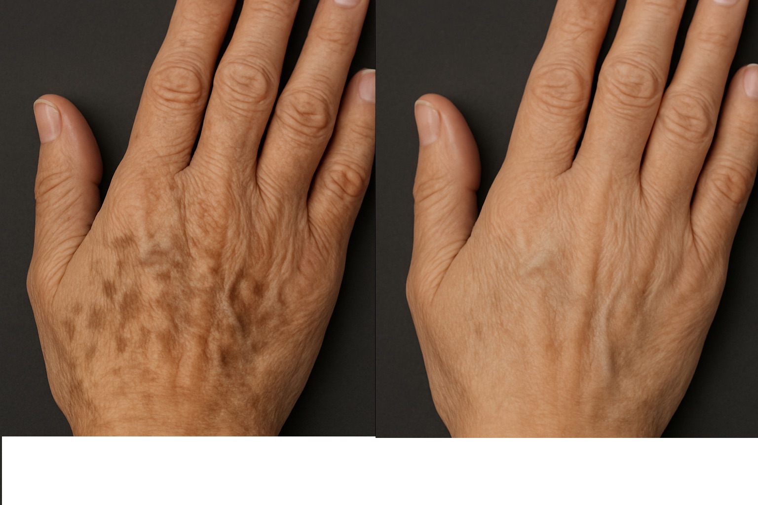Hand melasma treatment before and after